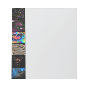 Dekoratives Pop-Art-Muster Notizblock