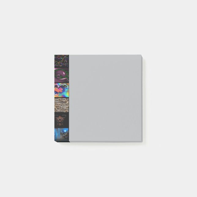 Dekoratives Pop-Art-Muster  Post-it Klebezettel (Vorderseite)