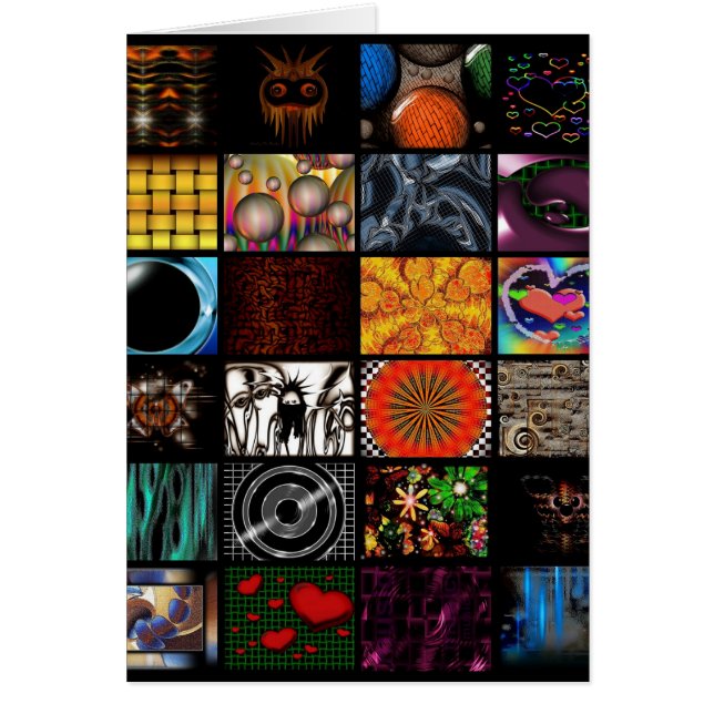 Dekoratives Pop-Kunst-Muster (Vorne)