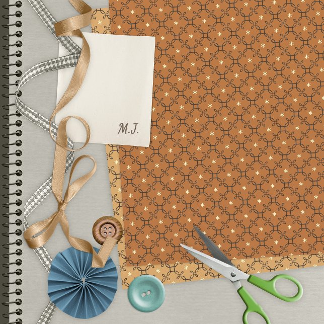 Dekoratives Retro-Vierpass-Stern-Scrapbook-Papier  (Von Creator hochgeladen)