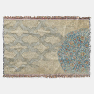 Dekoratives silbernes Tapisserie-Blumengesteck Decke