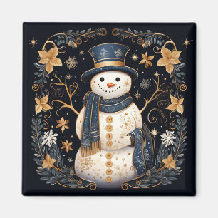 Dekoratives Snowman Holiday Magnet