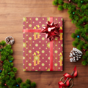Dekoratives Weihnachtsdekor-Ornament-Verpackungspa Geschenkpapier