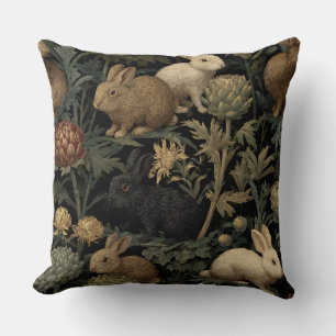 Dekoratives William Morris Hasen Kissenhülle Kissen