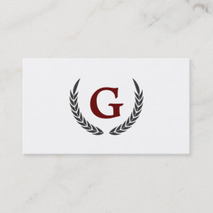 Dekorelemente Visitenkarte