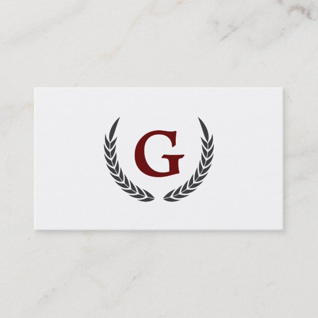 Dekorelemente Visitenkarte (Vorderseite)