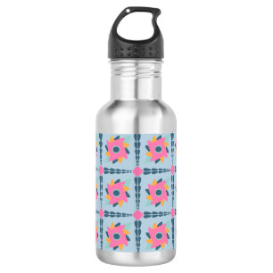 Dekorfarbene Fliese Edelstahlflasche