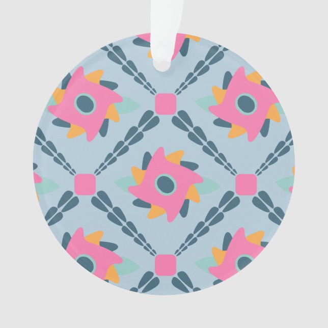 Dekorfarbene Fliese Ornament (Vorderseite)