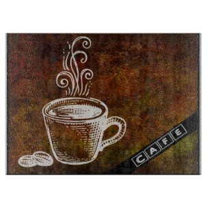 Dekorglas-Schneidplatte Schneidebrett