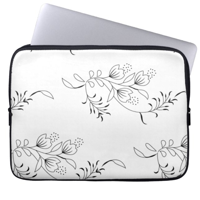 Dekoriativ, Soapstone, Bianca Electronics Bag Laptopschutzhülle (Vorderseite)