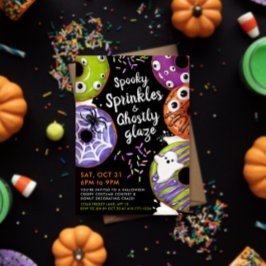 Dekorierbares Halloween-Party ablegen Einladung