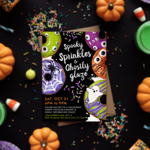 Dekorierbares Halloween-Party ablegen Einladung