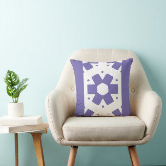 Dekorieren Lila Minimale Blume Kissen