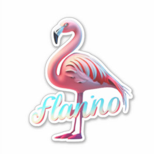 Dekorieren mit Flamingo Stickers Aufkleber