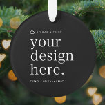 Dekorieren Sie Ihr Design Hochladen Akrylus Runde Ornament<br><div class="desc">Eine einfach zu bedienende Vorlage, die es Ihnen erlaubt, Ihre eigenen Kunstwerke von Ihrem Gerät hochzuladen! Passen Sie Ihre Bilder und Texte in Zazzle an oder laden Sie eine beliebige Kunstwerksdatei (wie Ihre eigene Kreation aus Fotoshop oder Canva) hoch! Die Möglichkeiten sind unendlich für jeden Zweck oder Bedarf von privaten,...</div>