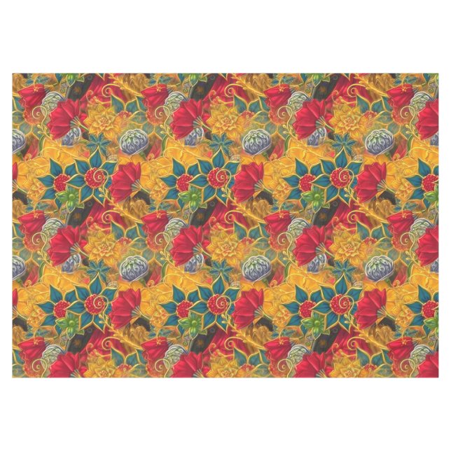 Dekoriert Tischdecke (Vorderseite (Horizontal))