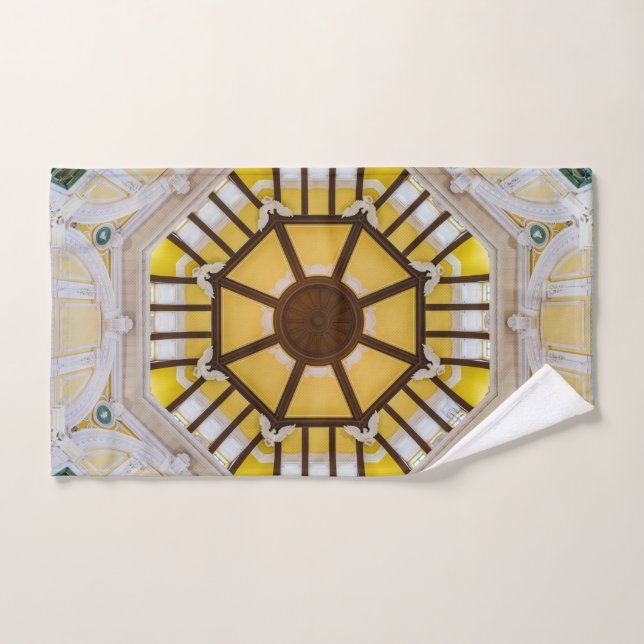 Dekorierte Decke am Bahnhof Tokio Badhandtuch Set (Handtuch)