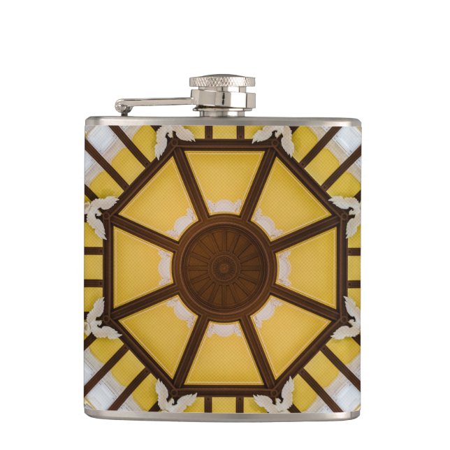 Dekorierte Decke am Bahnhof Tokio Flachmann (Vorderseite)