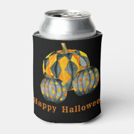 Dekorierte Kürbiskins Halloween, individuell anpas Dosenkühler