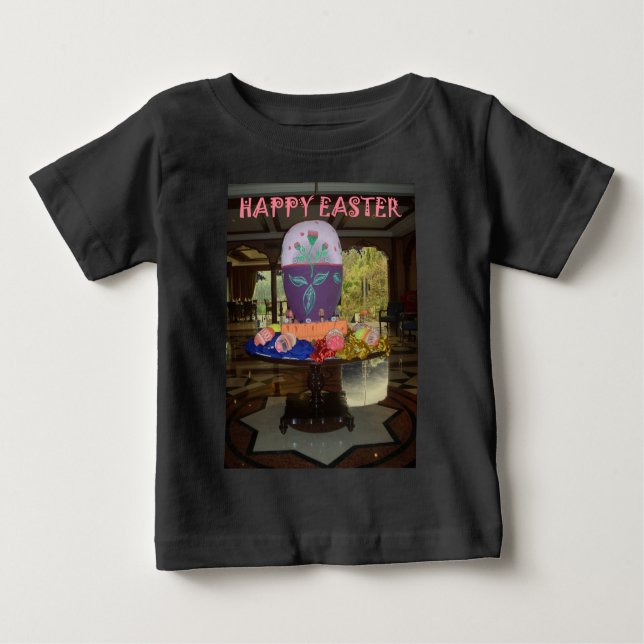 Dekorierte Ostereier Art Print Baby T-shirt (Vorderseite)