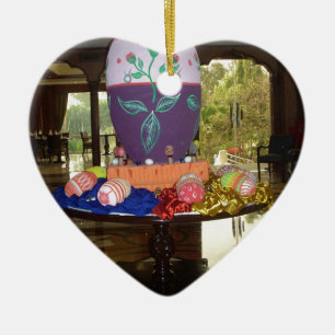 Dekorierte Ostereier Art Print Keramikornament