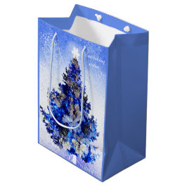 Dekorierter Blaubaum Mittlere Geschenktüte