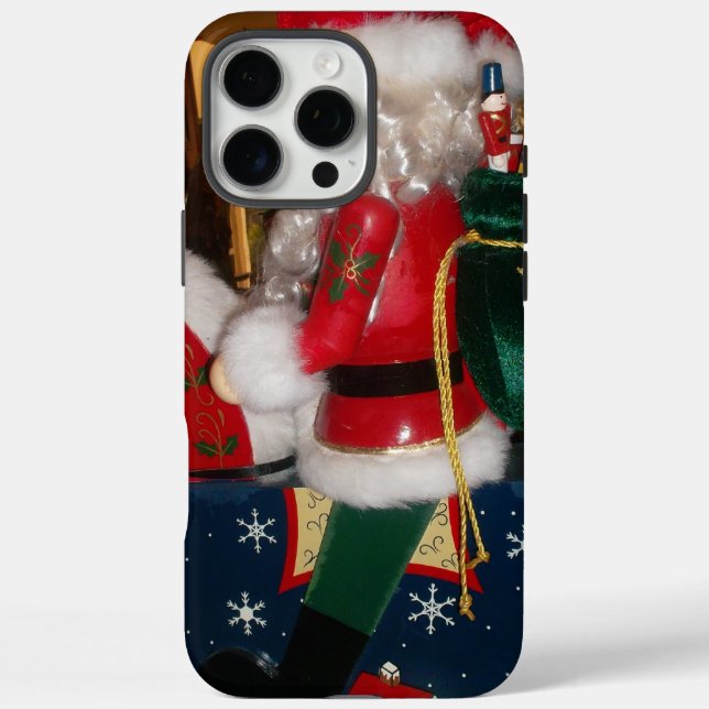 Dekorierter Weihnachtsmann Weihnachtskunst Print/D Case-Mate iPhone Hülle (Rückseite)