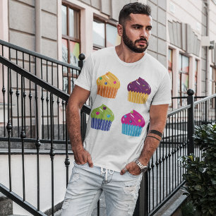 Dekoriertes Cupcakes T-Shirt