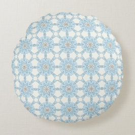 Dekorkissen mit geometrischem Muster Rundes Kissen
