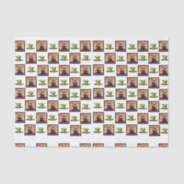 Dekorpapier Kaffee Cup Seidenpapier (Vorderseite)