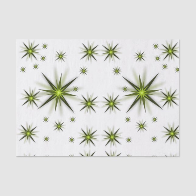 Dekorpapier-Sterne Seidenpapier (Vorderseite)