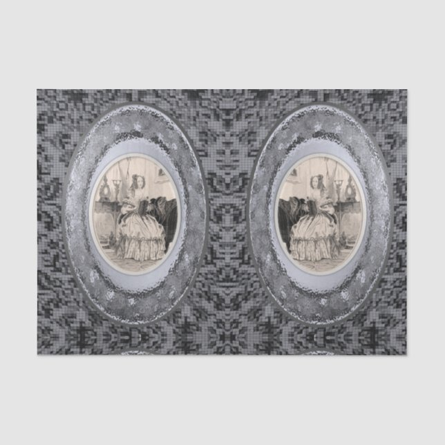Dekorpapier Vintage Foto Seidenpapier (Vorderseite)