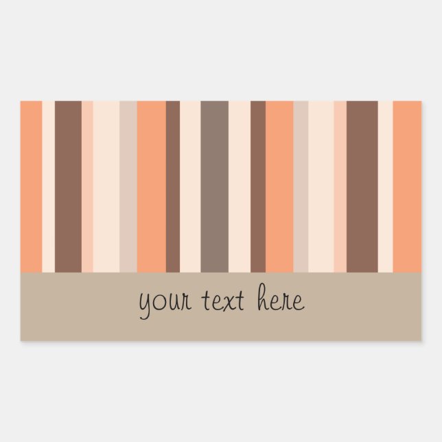 Dekorstreifen Rechteckiger Aufkleber (Vorderseite)