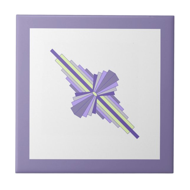 Dekos aus Trauben, Zitronen und Kalk Fliese (Vorderseite)