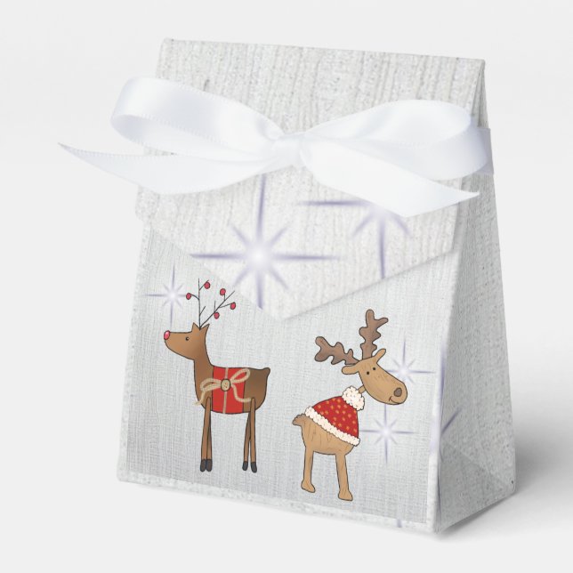 Dekotiere Geschenkschachtel (Vorderseite)