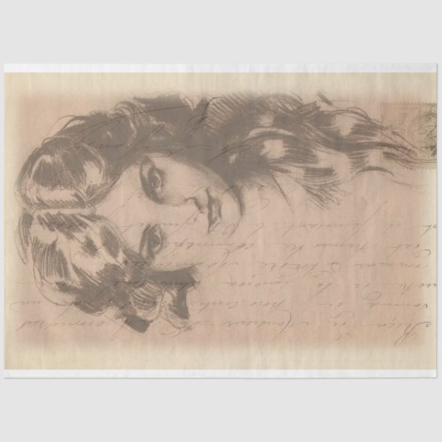 Dekouappapier von Lady Sketch Seidenpapier (Vorderseite)