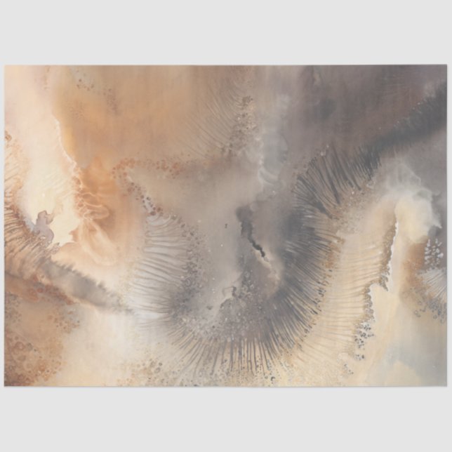 Dekoupage Abstrakte Imitate Hintergrund Schwarzer  Seidenpapier (Vorderseite)