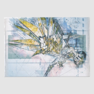 Dekoupage Atlanta Falcon Bird Artwork Seidenpapier