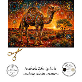 Dekoupage Came Aboriginal Inspirierte Kunst Seidenpapier