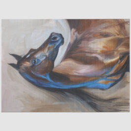 Dekoupage der arabischen Pferdemalerei Seidenpapier