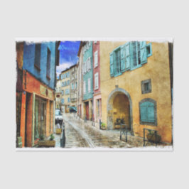 Dekoupage der europäischen Szene Seidenpapier