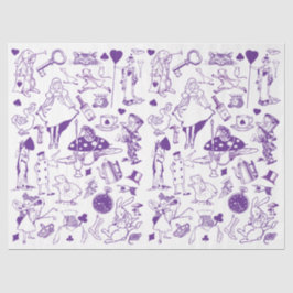 Dekoupage der Mairytale-Alice im Wunderland Seidenpapier