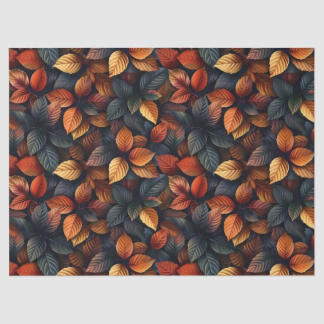 Dekoupage der Moody Herbstblättern-Herbstlaube Seidenpapier (Vorderseite)