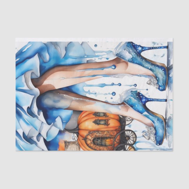 Dekoupage der Princess Seidenpapier (Vorderseite)