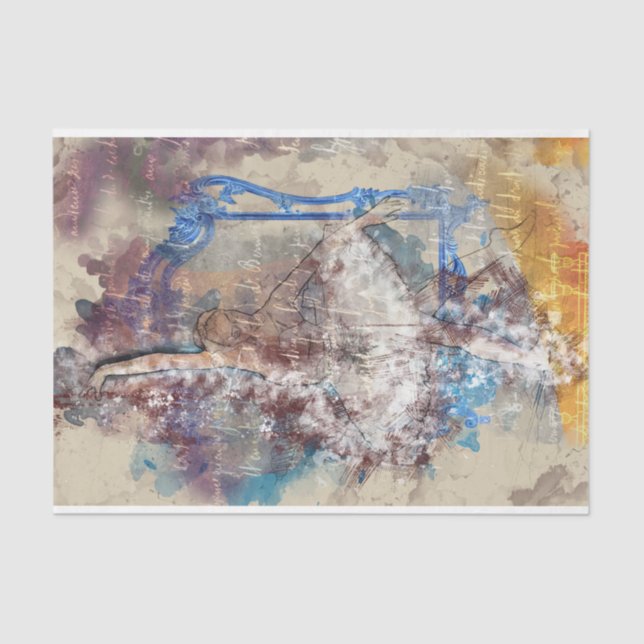 Dekoupage der Uni Seidenpapier (Vorderseite)