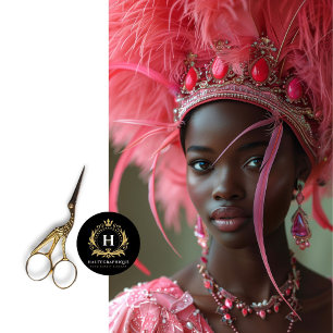 Dekoupage des rosafarbenen Glamours Seidenpapier