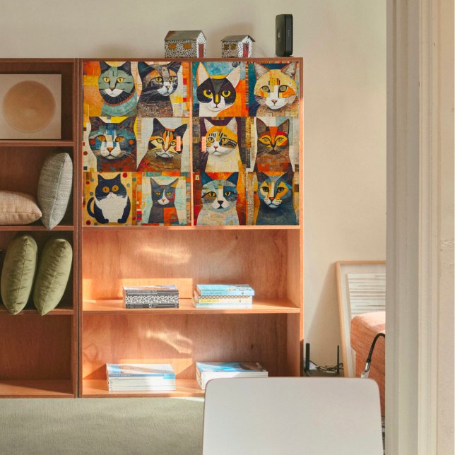 Dekoupage-Gewebepapier für die Katzenexplosion Seidenpapier (Von Creator hochgeladen)