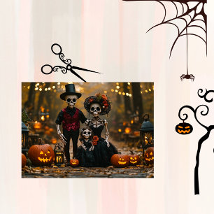 Dekoupage Halloween Familienfeier Seidenpapier