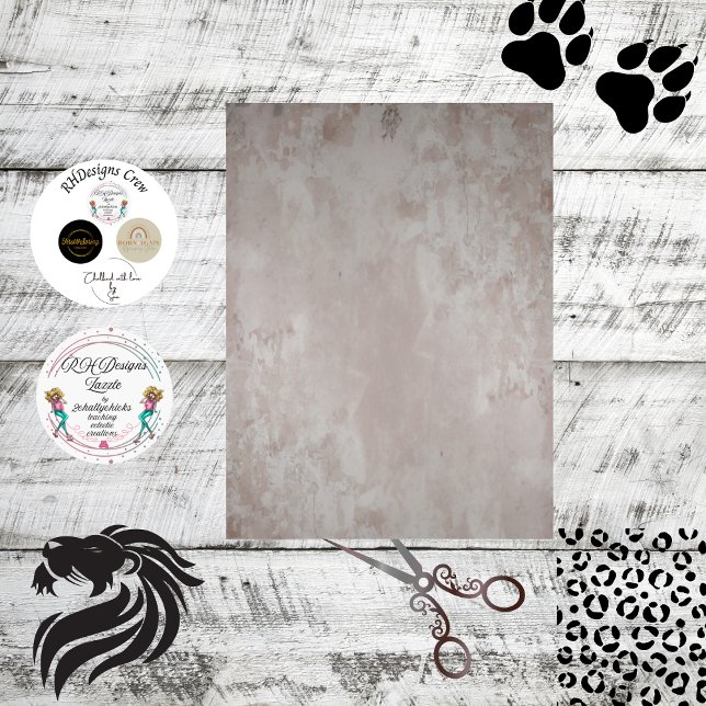 Dekoupage Imitats beenden altersgetreu gestresstes Seidenpapier (Von Creator hochgeladen)