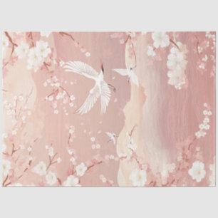 Dekoupage Japanischer Frühling Landschaft Cheery B Seidenpapier